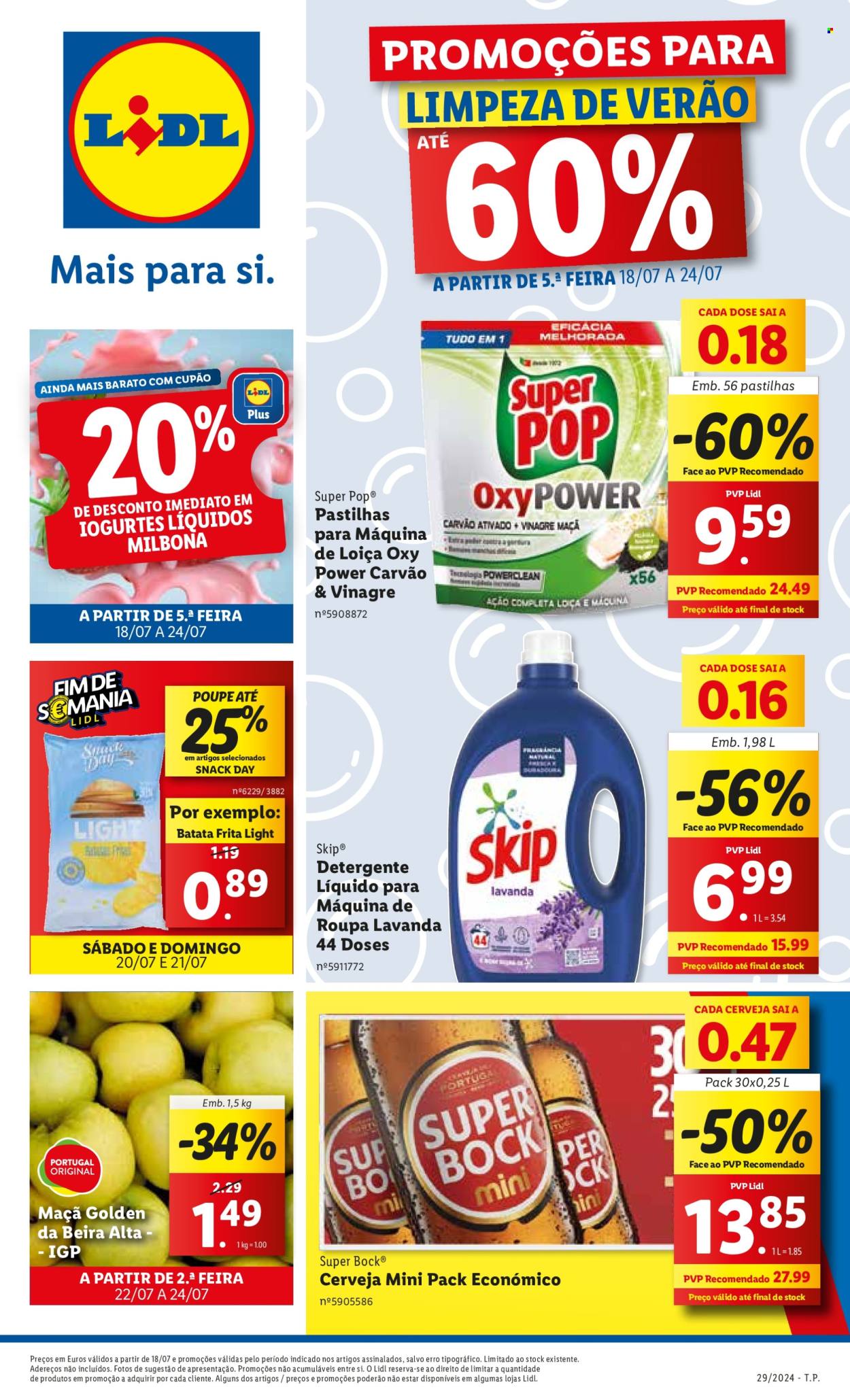 Folheto Lidl - 18.7.2024 - 24.7.2024. Página 1