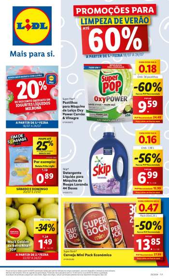 Folheto Lidl - 18.7.2024 - 24.7.2024.