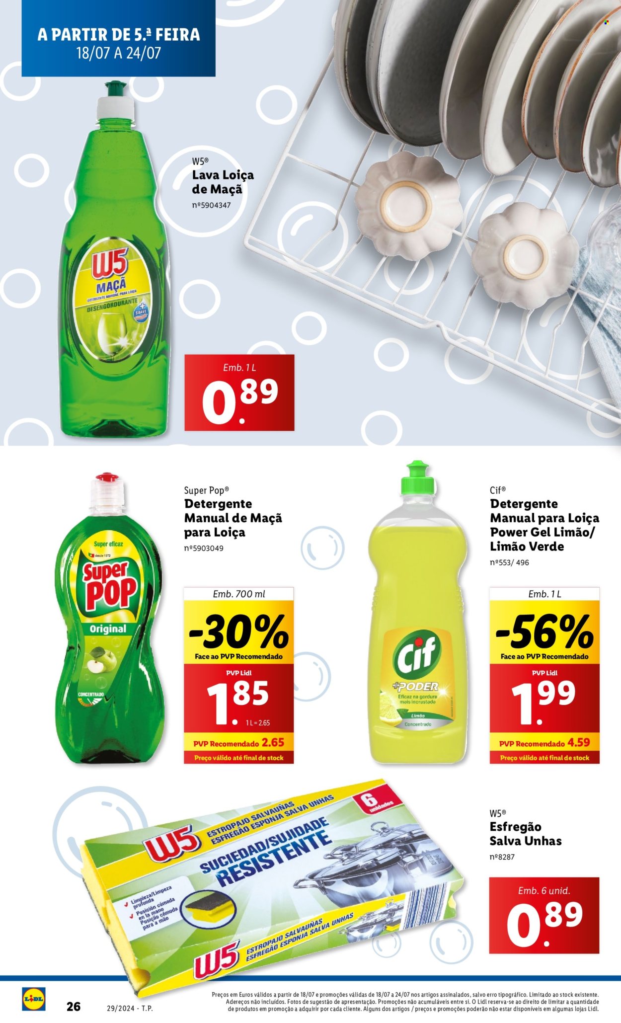Folheto Lidl - 18.7.2024 - 24.7.2024. Página 26