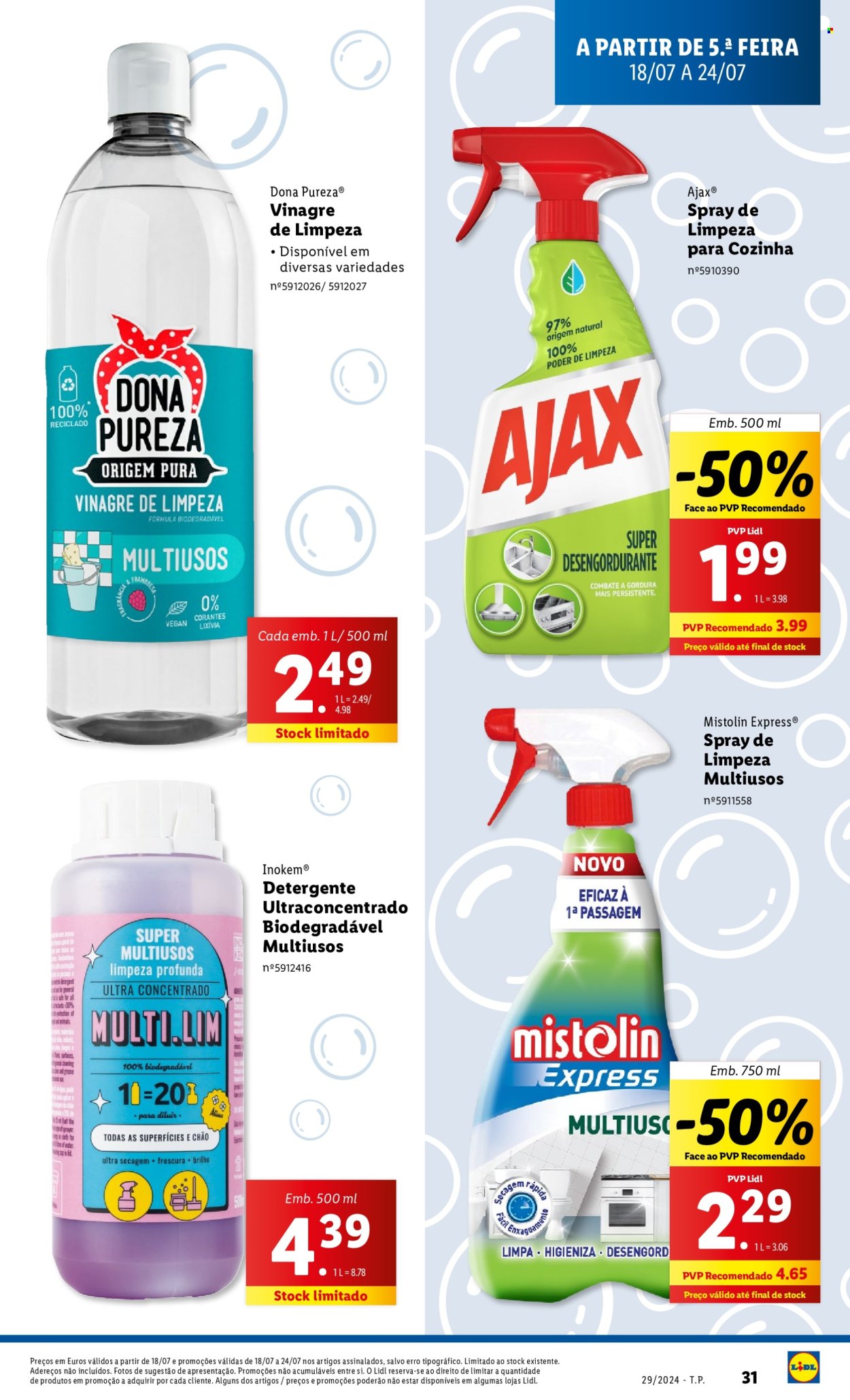 Folheto Lidl - 18.7.2024 - 24.7.2024. Página 31