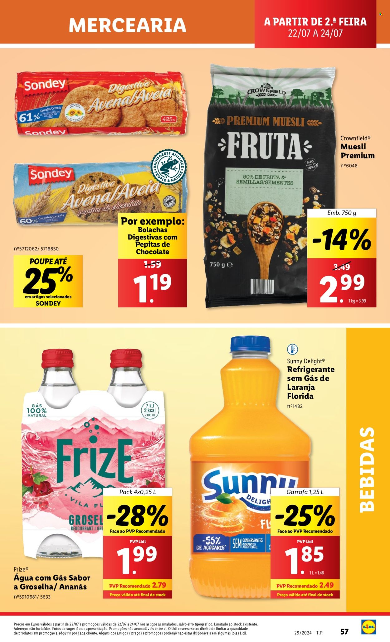 Folheto Lidl - 18.7.2024 - 24.7.2024. Página 57