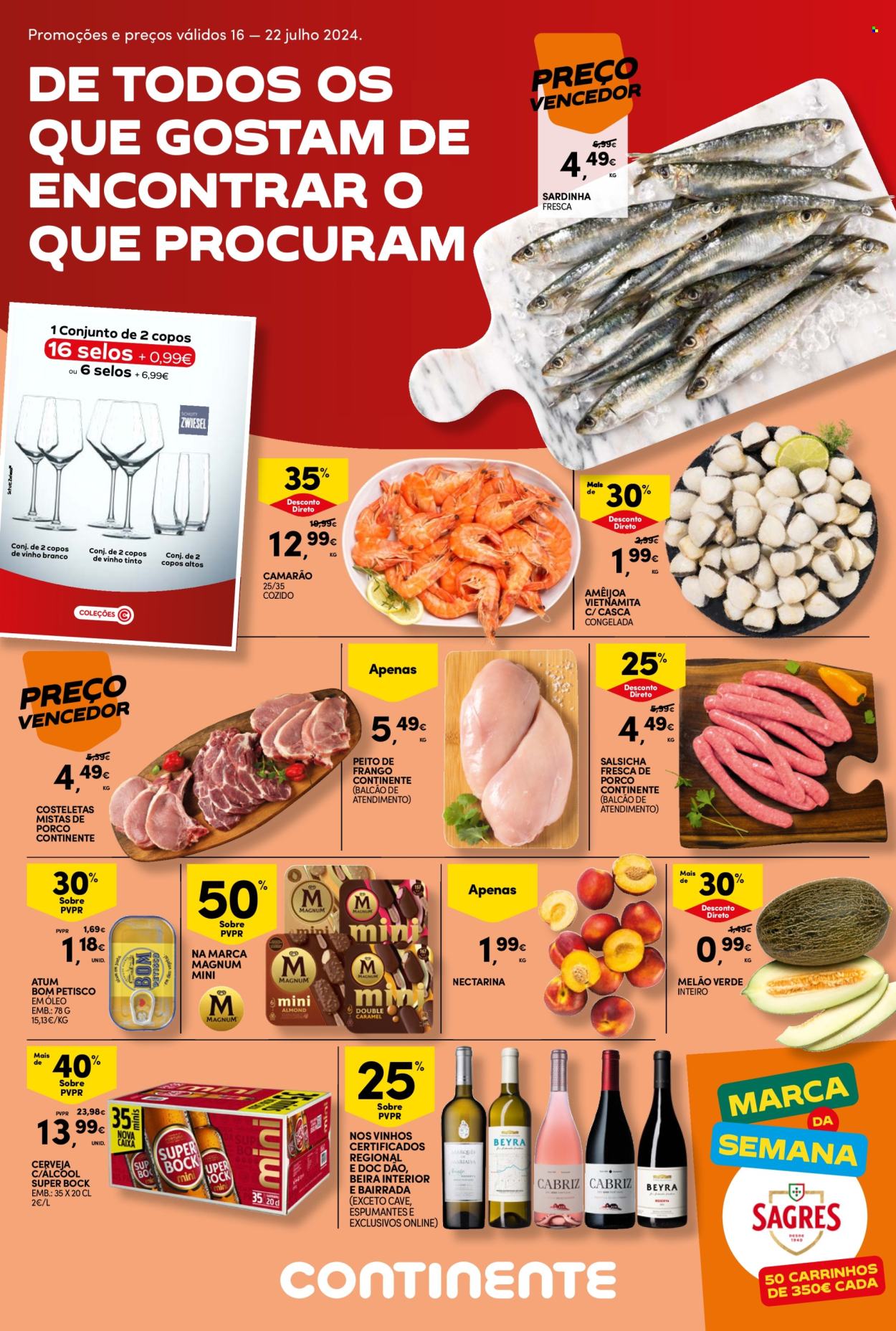 Folheto Continente Bom Dia - 16.7.2024 - 22.7.2024. Página 1