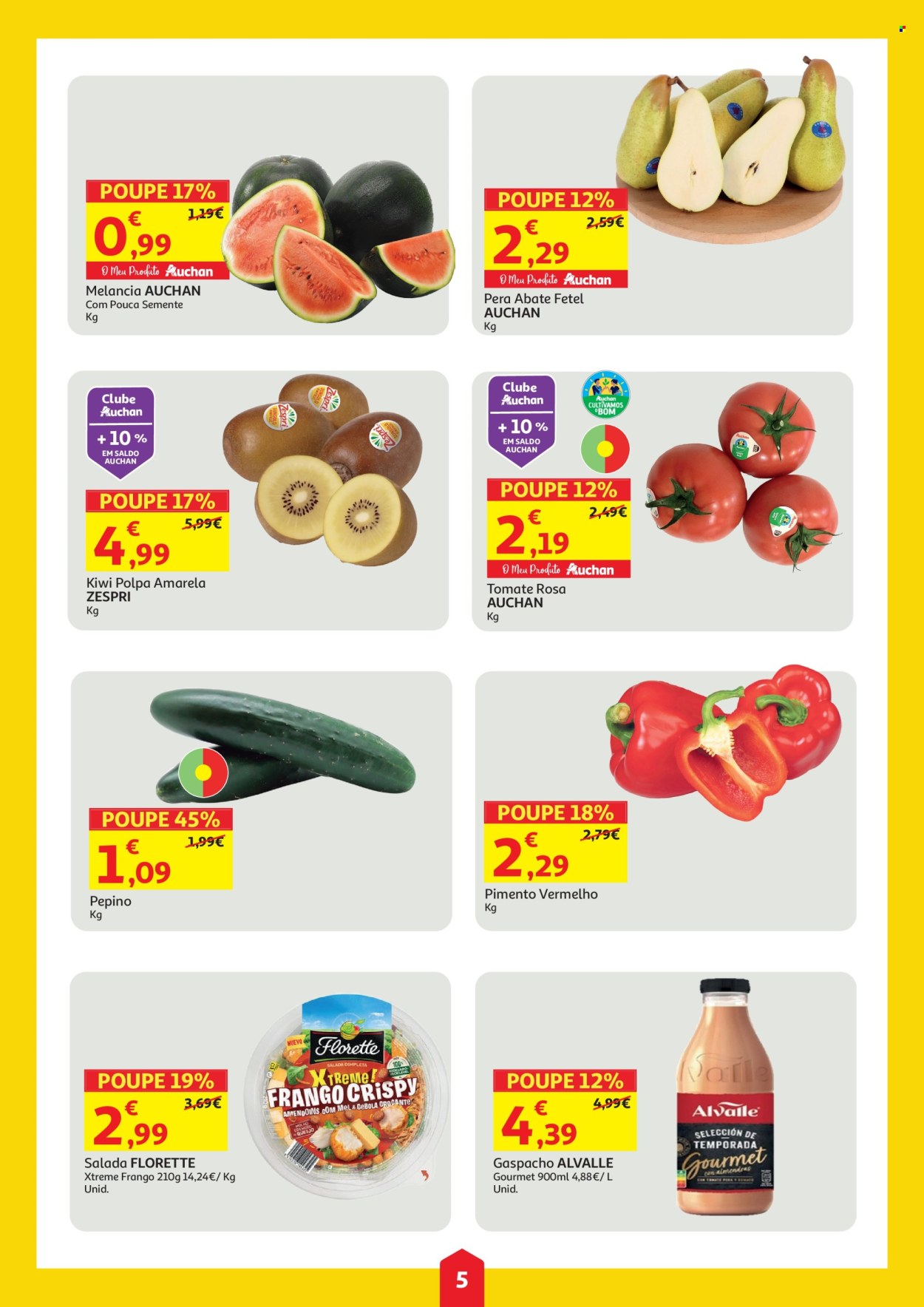 Folheto Auchan - 17.7.2024 - 23.7.2024. Página 5