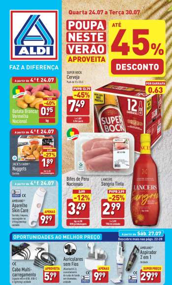 Folheto Aldi - 24.7.2024 - 30.7.2024.