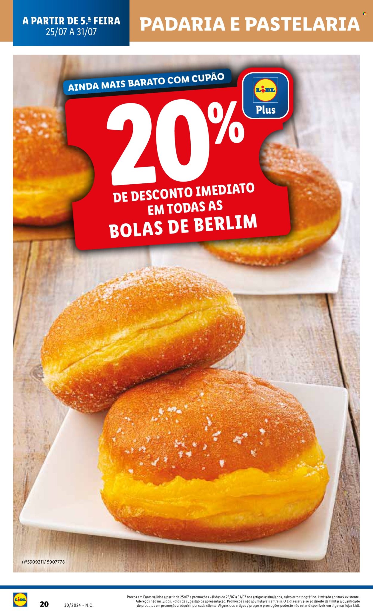Folheto Lidl - 25.7.2024 - 31.7.2024. Página 20