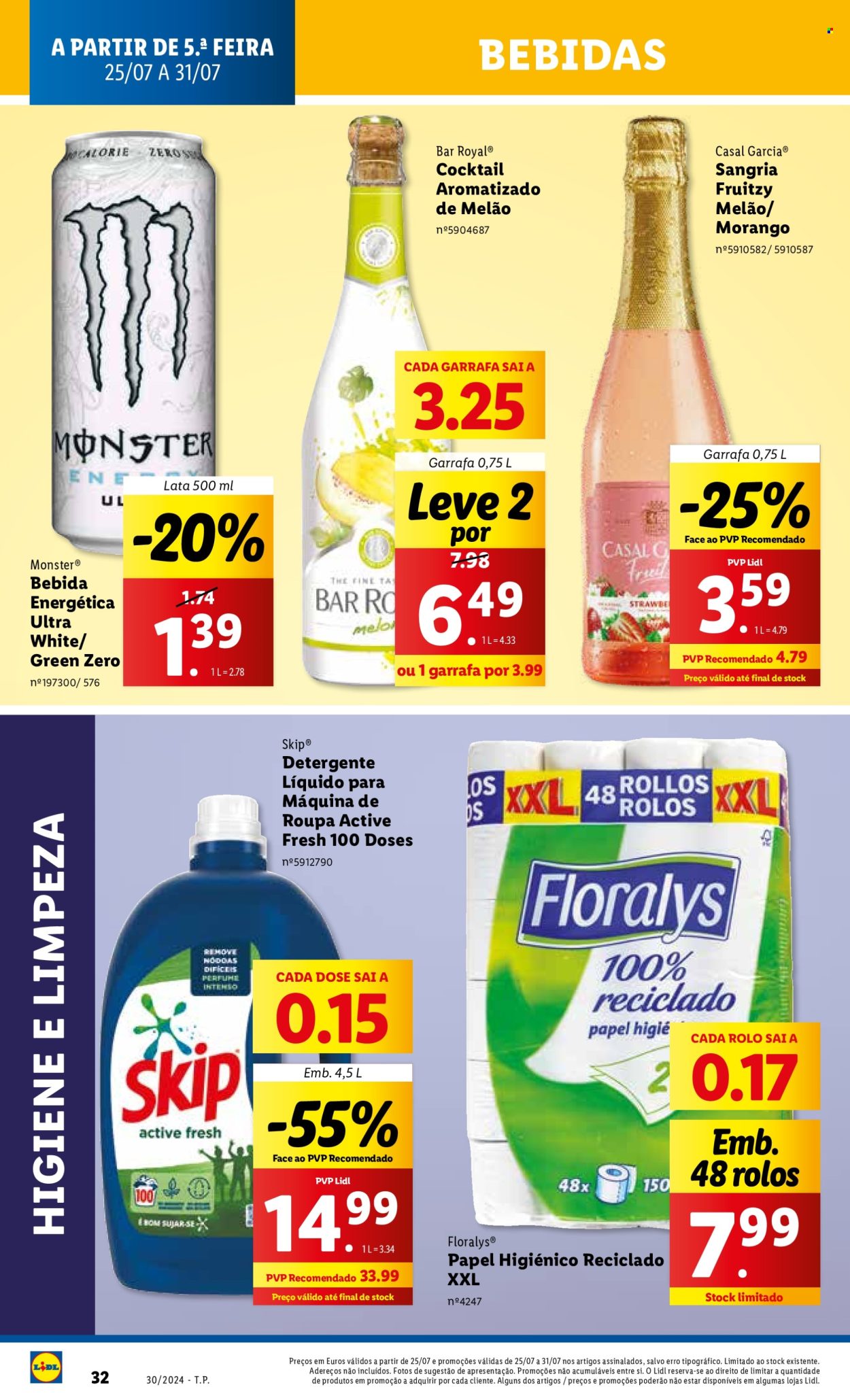 Folheto Lidl - 25.7.2024 - 31.7.2024. Página 32