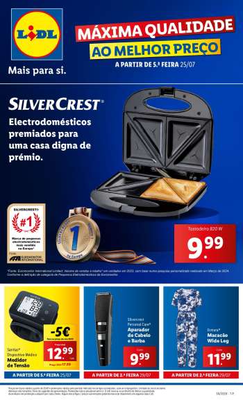 Folheto Lidl - 25.7.2024 - 31.7.2024.