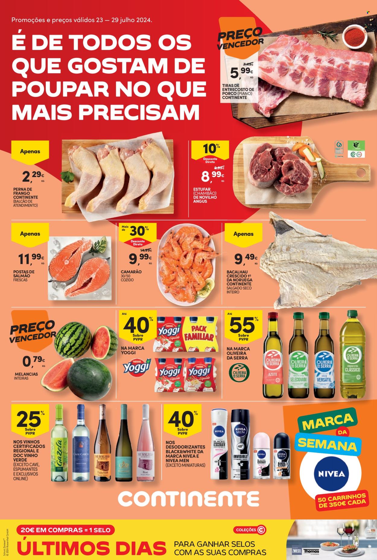 Folheto Continente Bom Dia - 23.7.2024 - 29.7.2024. Página 1