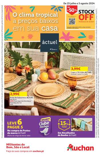Folheto Auchan - 23.7.2024 - 5.8.2024.