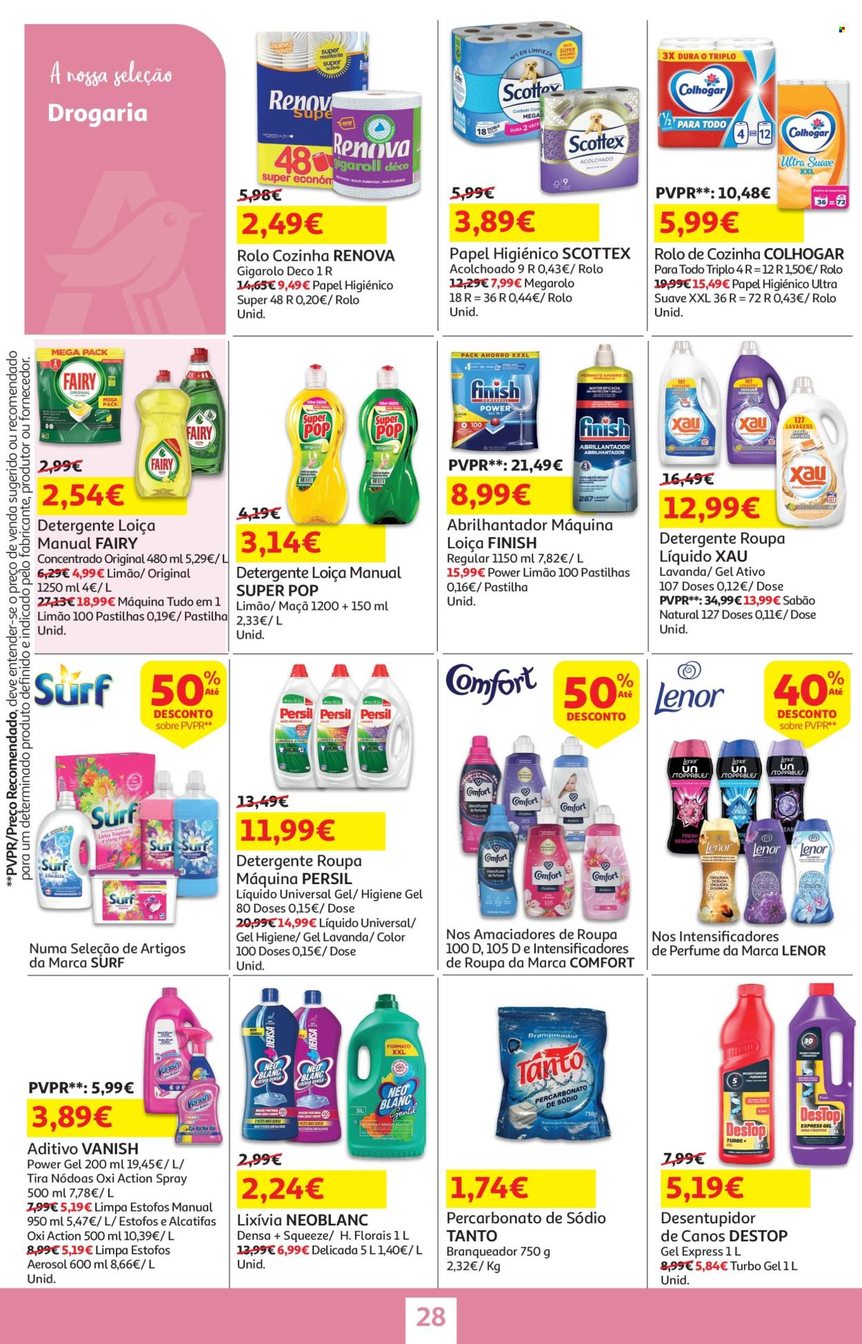 Folheto Auchan - 23.7.2024 - 5.8.2024. Página 28