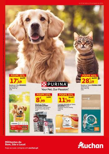Folheto Auchan - 23.7.2024 - 15.8.2024.