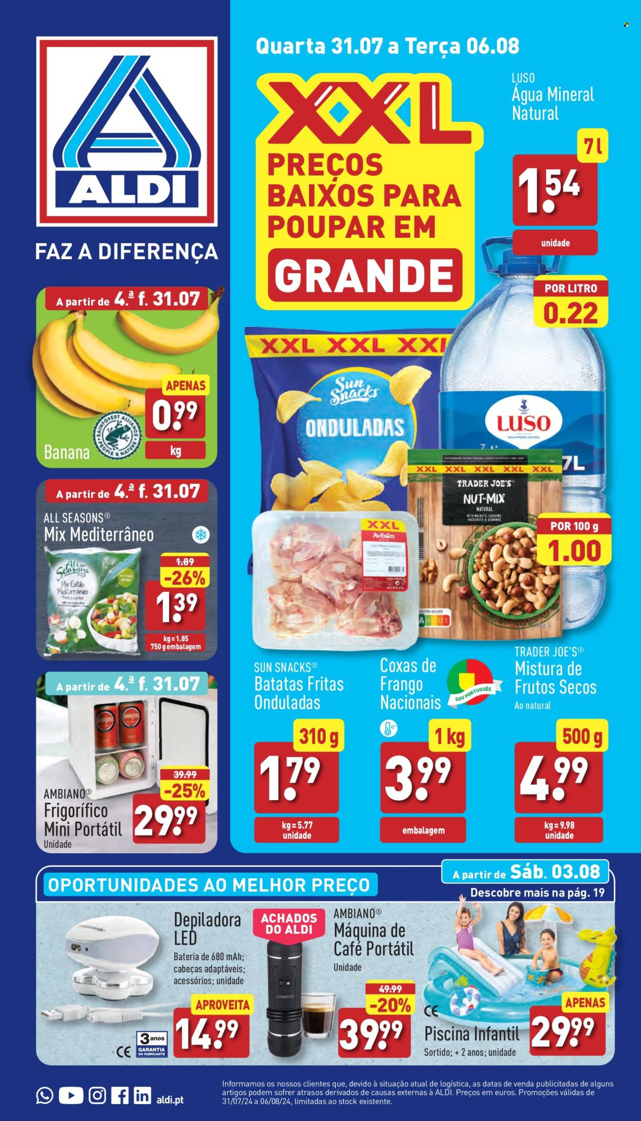 Folheto Aldi - 31.7.2024 - 6.8.2024. Página 1