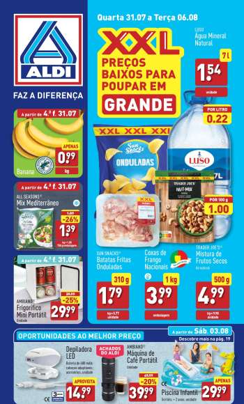 Folheto Aldi - 31.7.2024 - 6.8.2024.
