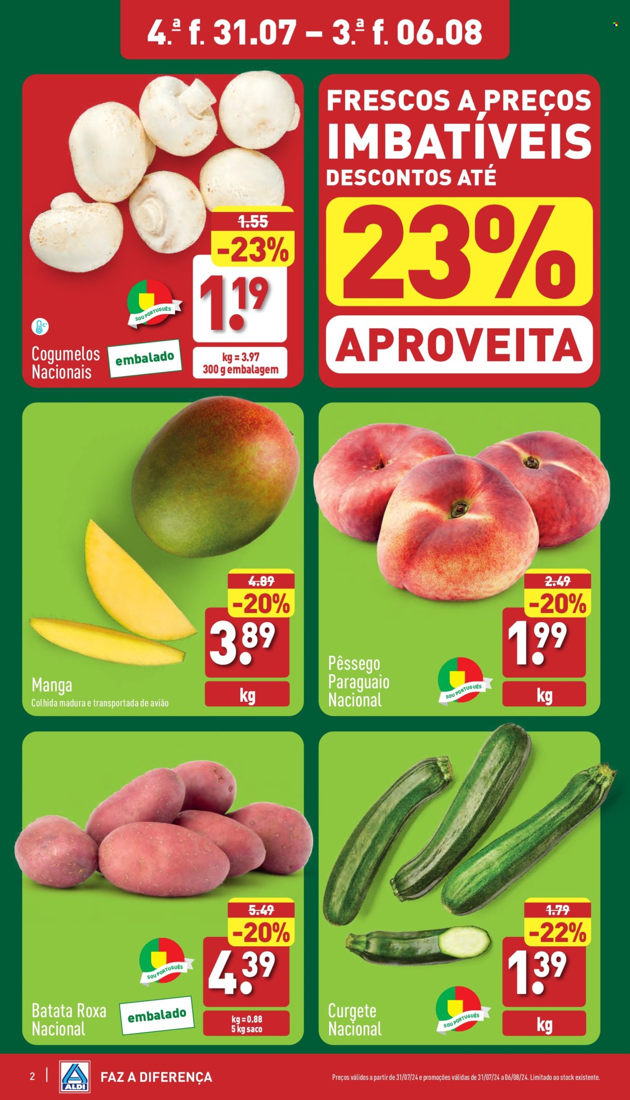 Folheto Aldi - 31.7.2024 - 6.8.2024. Página 2