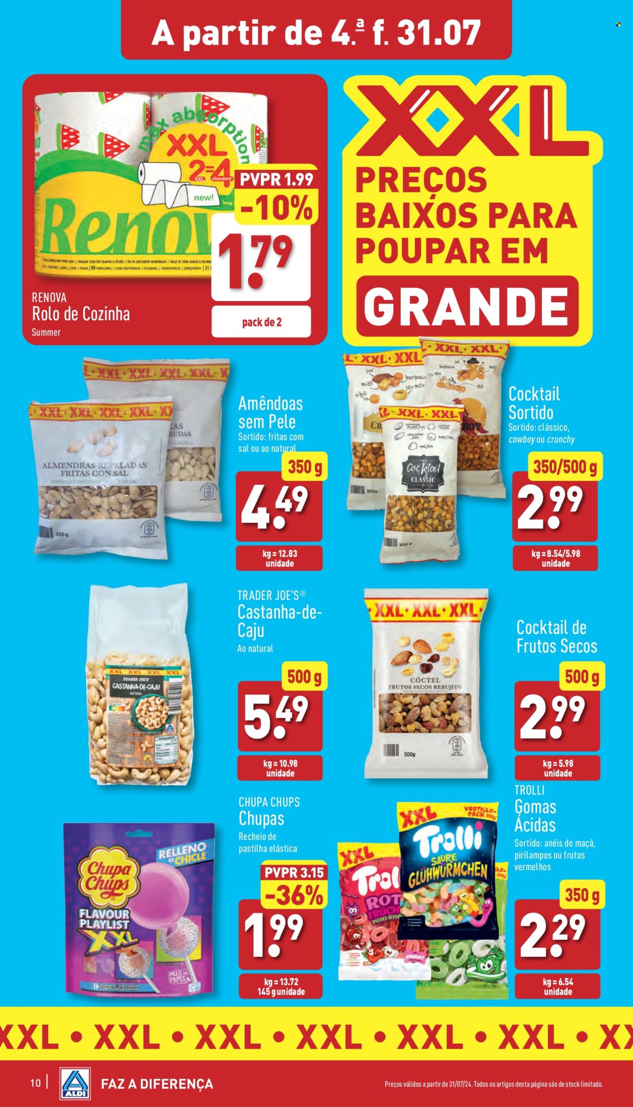 Folheto Aldi - 31.7.2024 - 6.8.2024. Página 10