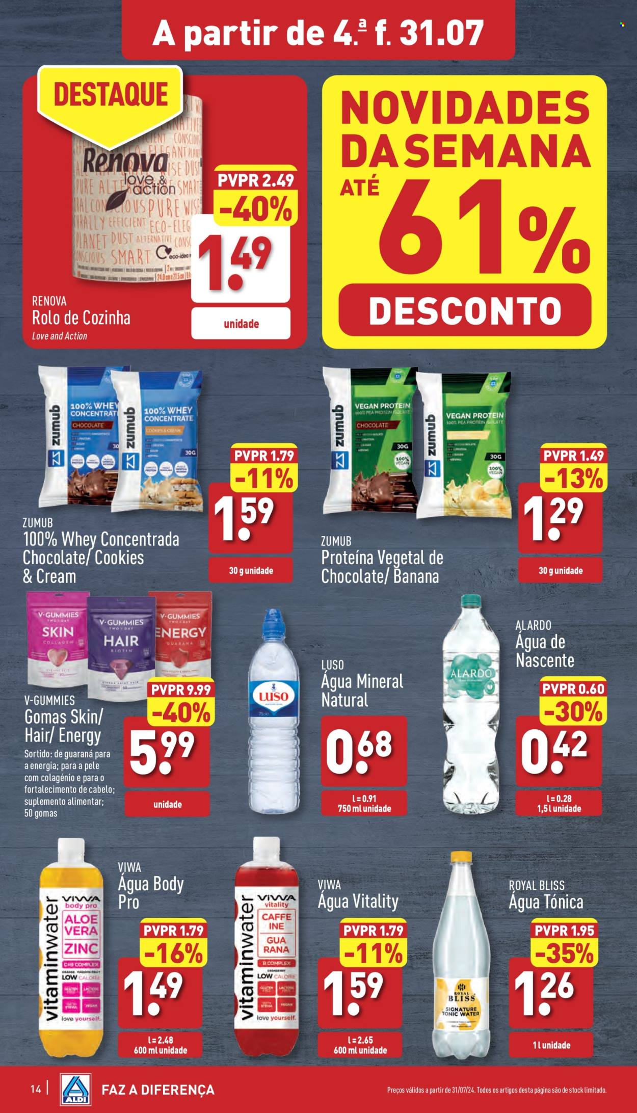 Folheto Aldi - 31.7.2024 - 6.8.2024. Página 14