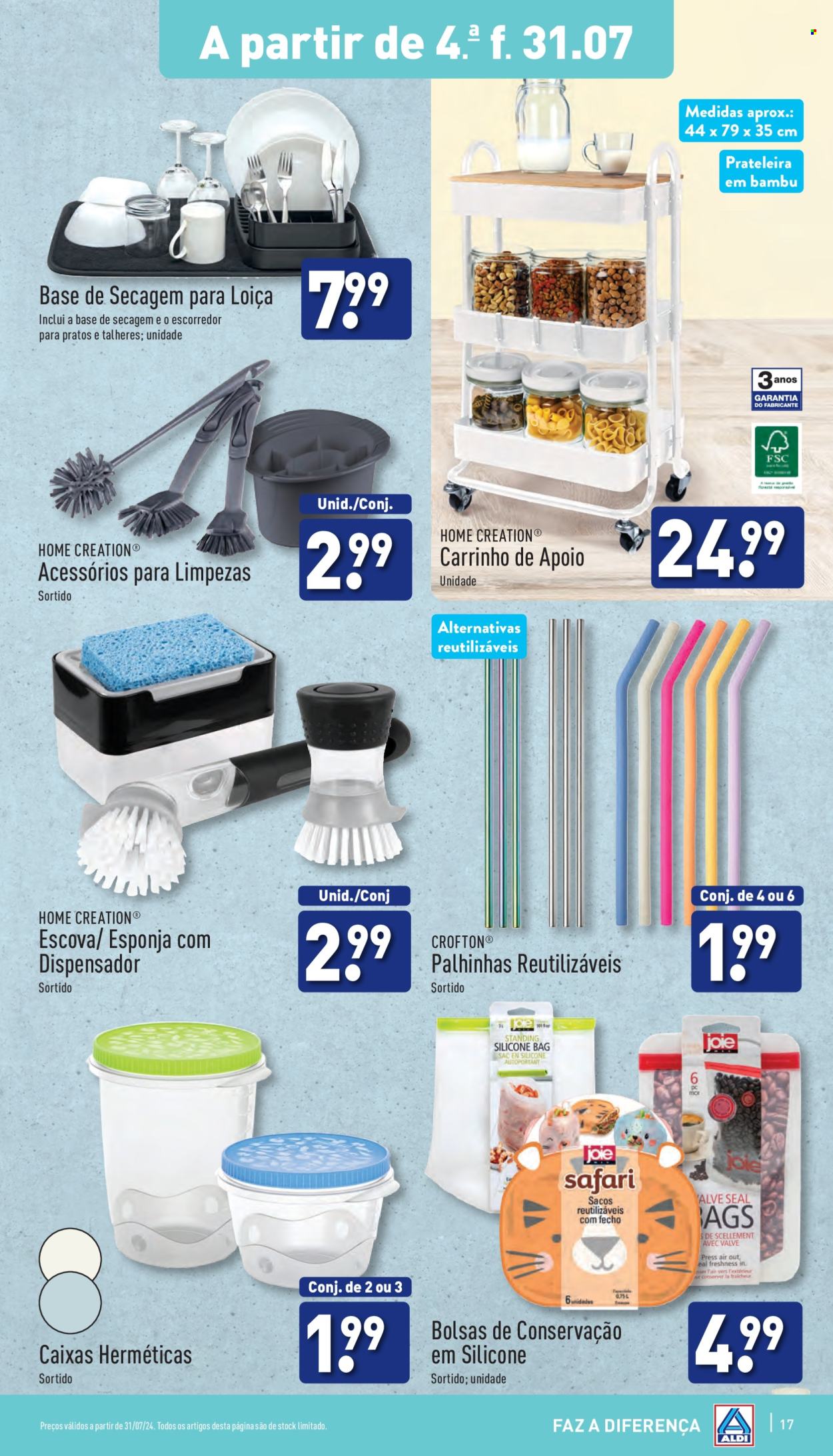 Folheto Aldi - 31.7.2024 - 6.8.2024. Página 17