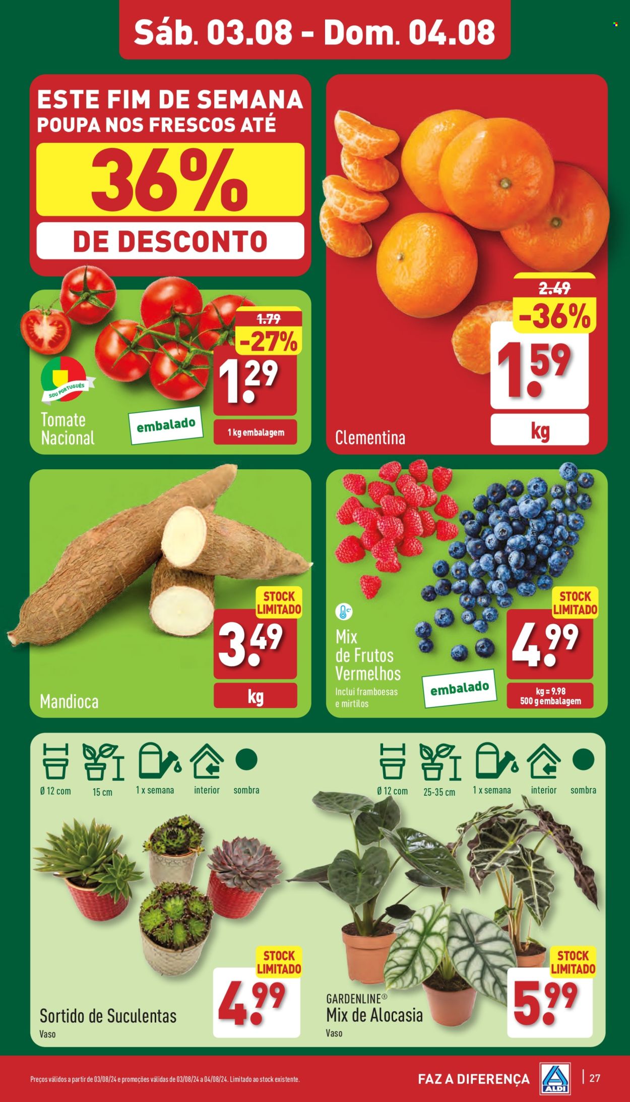 Folheto Aldi - 31.7.2024 - 6.8.2024. Página 27