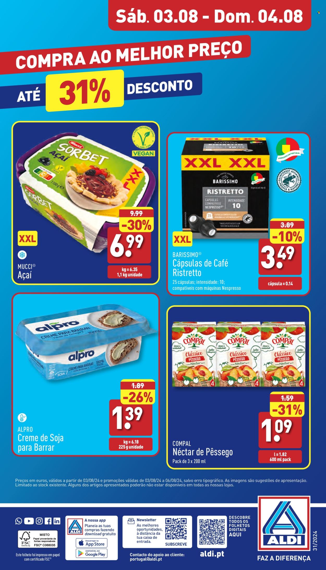 Folheto Aldi - 31.7.2024 - 6.8.2024. Página 30