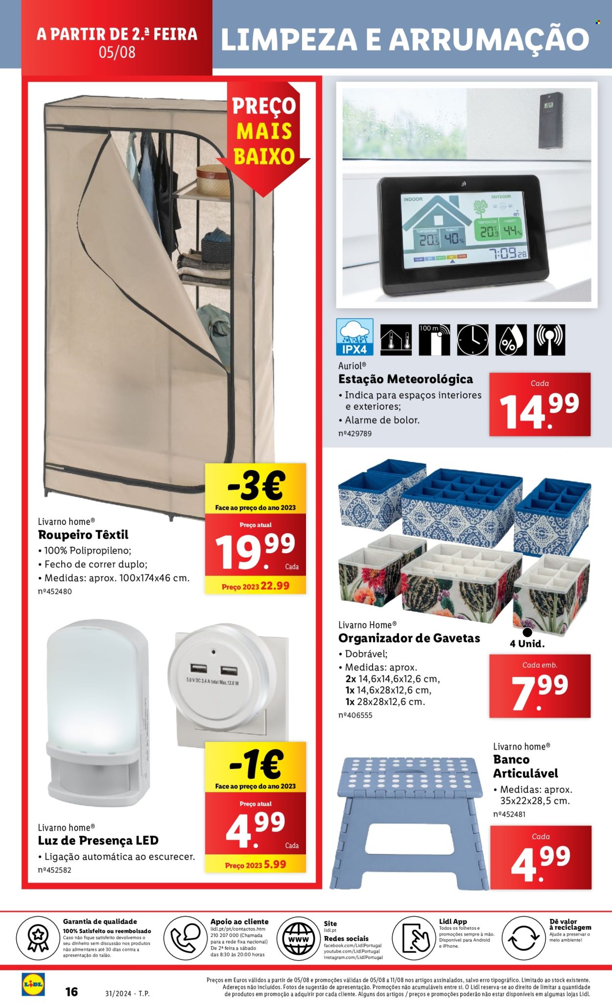 Folheto Lidl - 1.8.2024 - 7.8.2024. Página 16