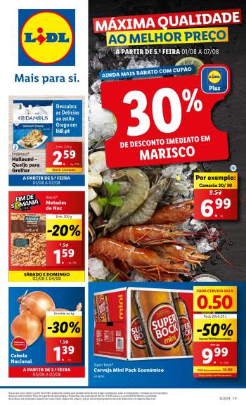 Folheto Lidl - 1.8.2024 - 7.8.2024.
