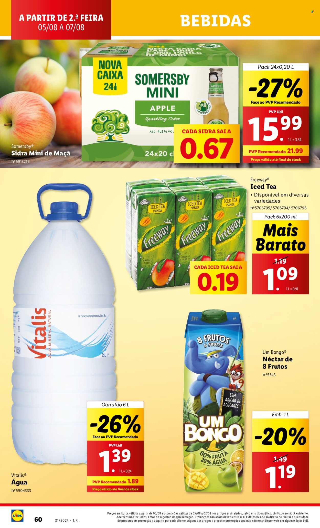 Folheto Lidl - 1.8.2024 - 7.8.2024. Página 60