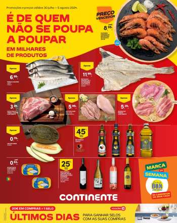 Folheto Continente Modelo - 30.7.2024 - 5.8.2024.