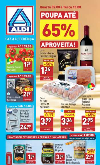 Folheto Aldi - 7.8.2024 - 13.8.2024.