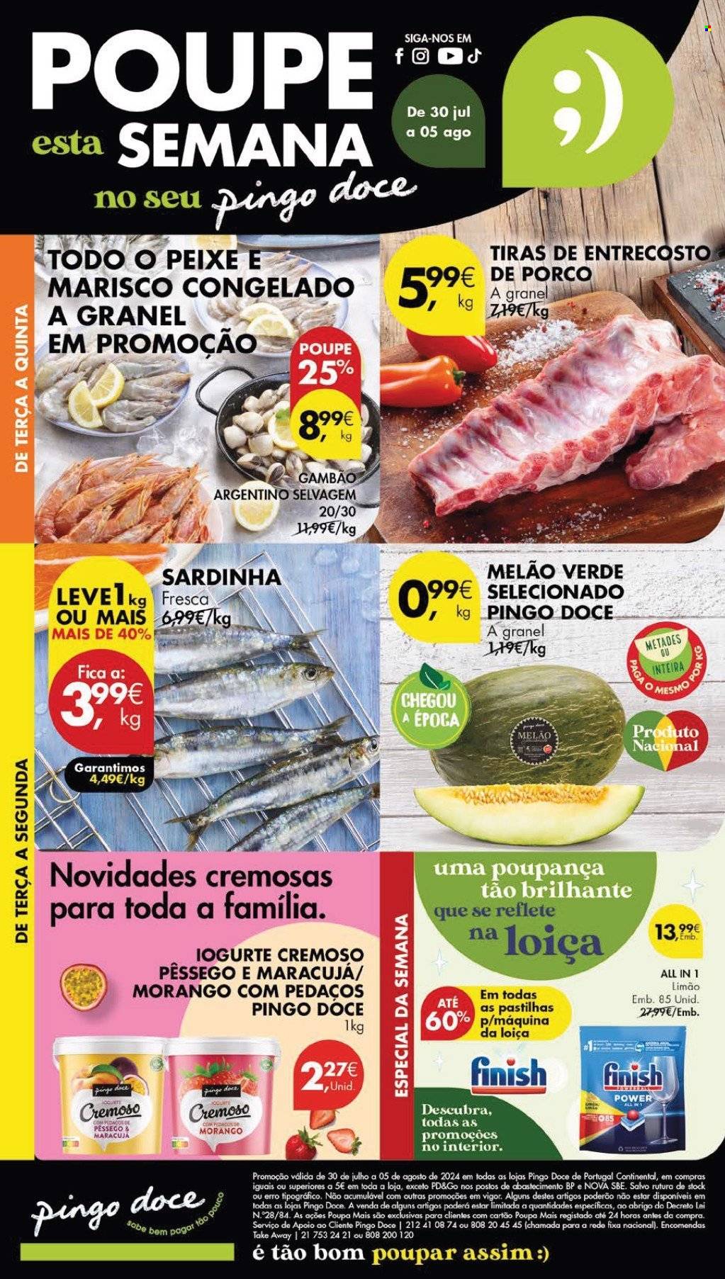 Folheto Pingo Doce - 30.7.2024 - 5.8.2024. Página 1