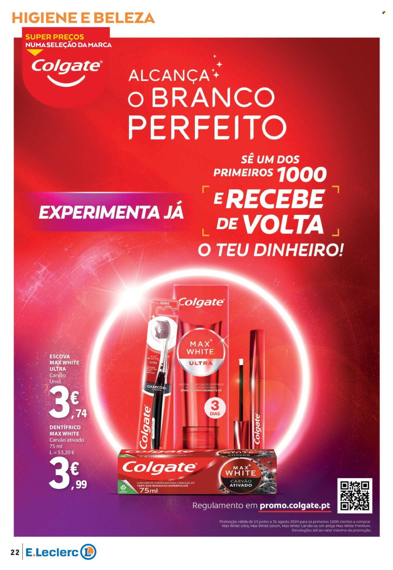 Folheto E.Leclerc - 1.8.2024 - 7.8.2024. Página 22