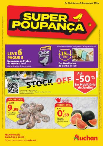 Folheto Auchan - 31.7.2024 - 6.8.2024.