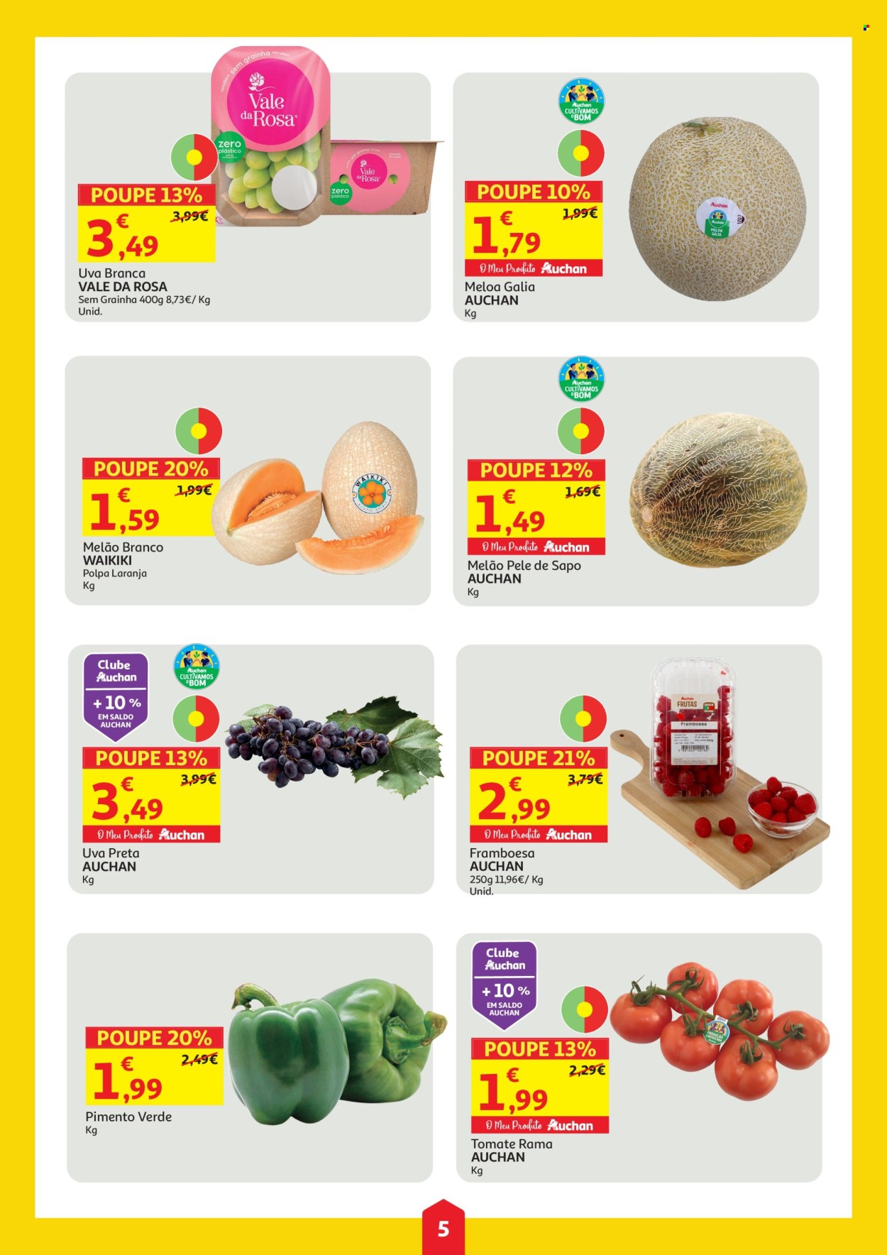 Folheto Auchan - 31.7.2024 - 6.8.2024. Página 5
