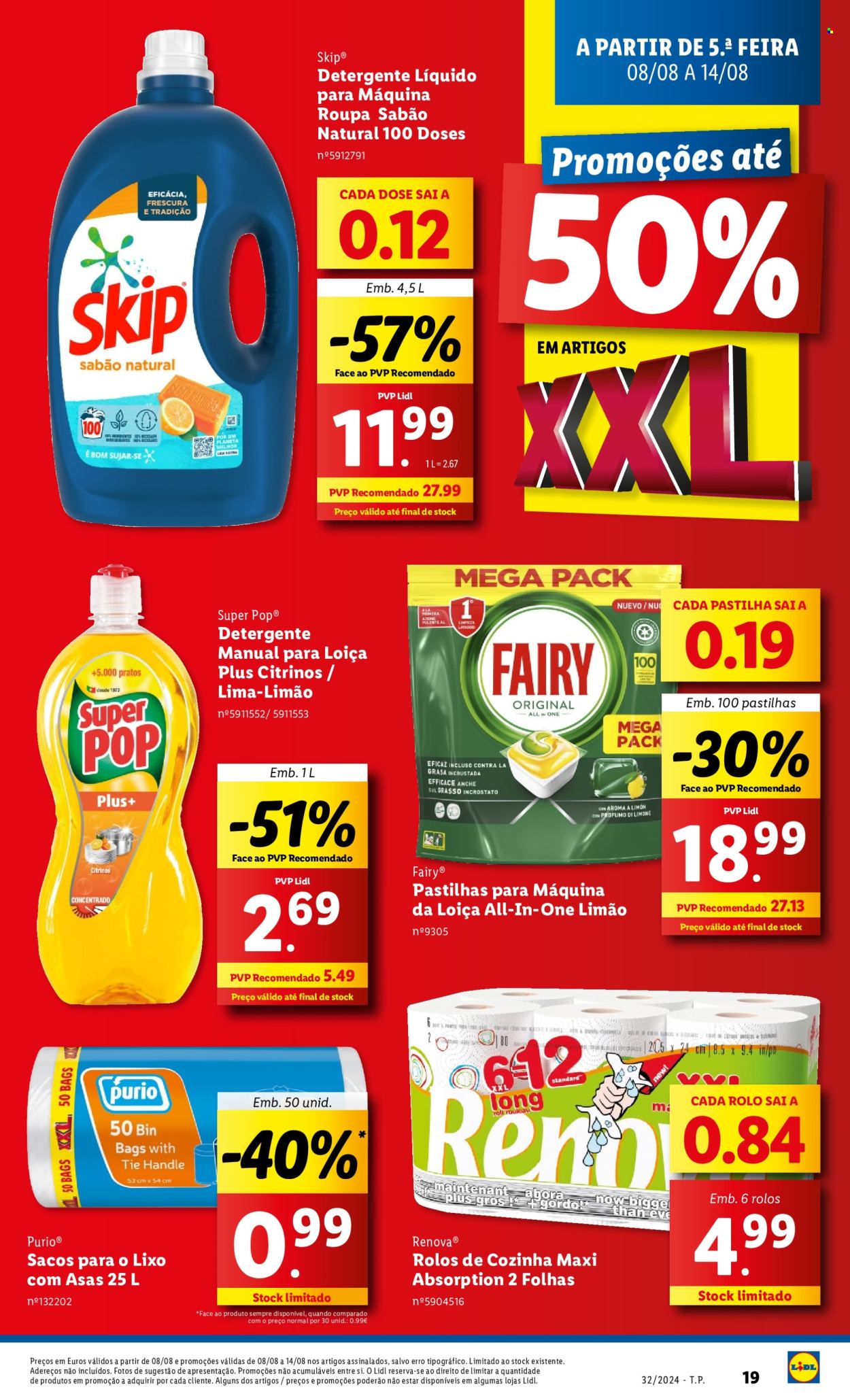 Folheto Lidl - 8.8.2024 - 14.8.2024. Página 19