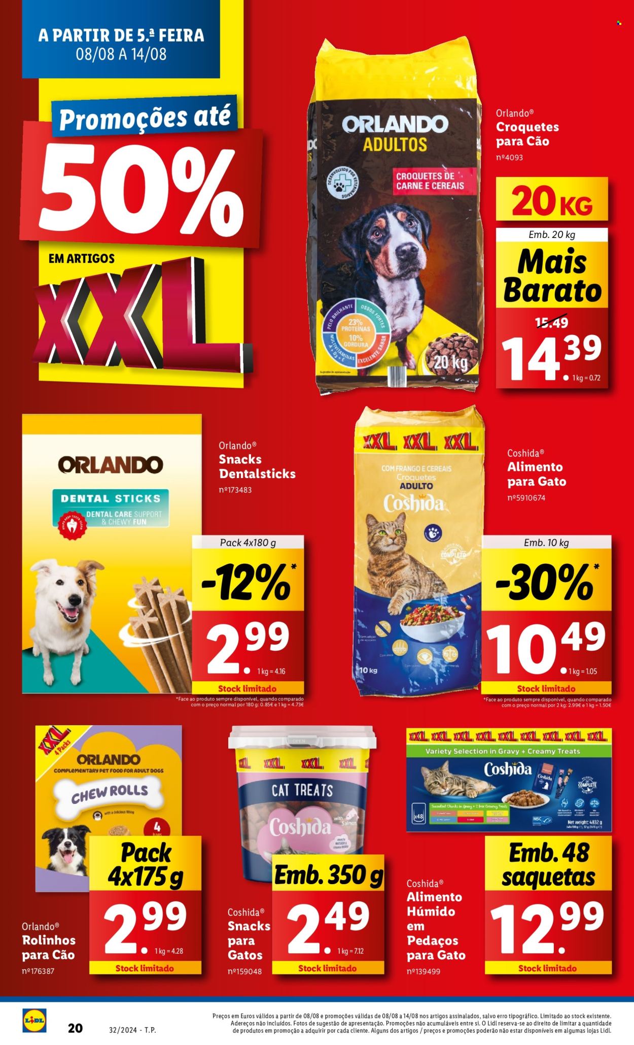 Folheto Lidl - 8.8.2024 - 14.8.2024. Página 20