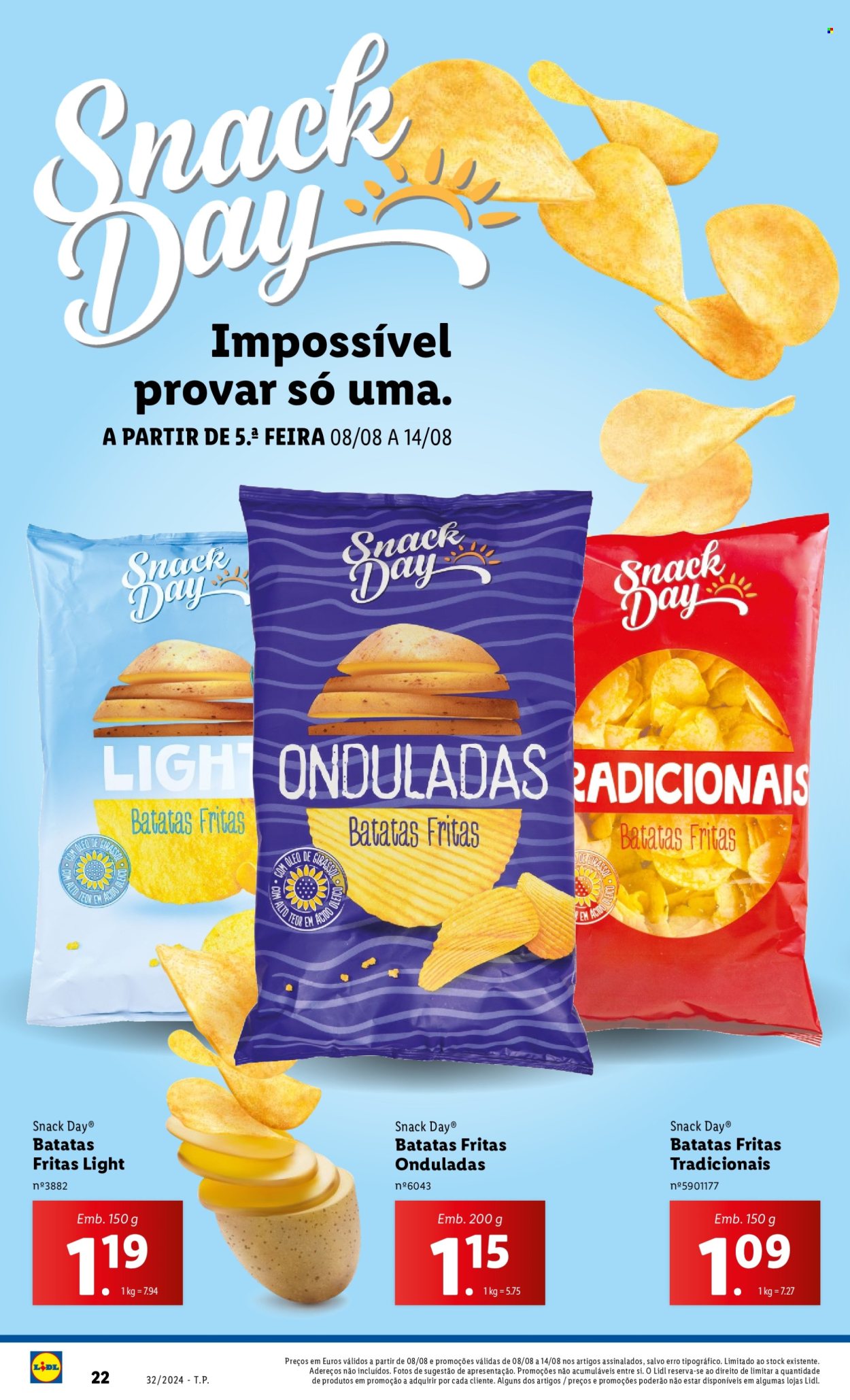 Folheto Lidl - 8.8.2024 - 14.8.2024. Página 22