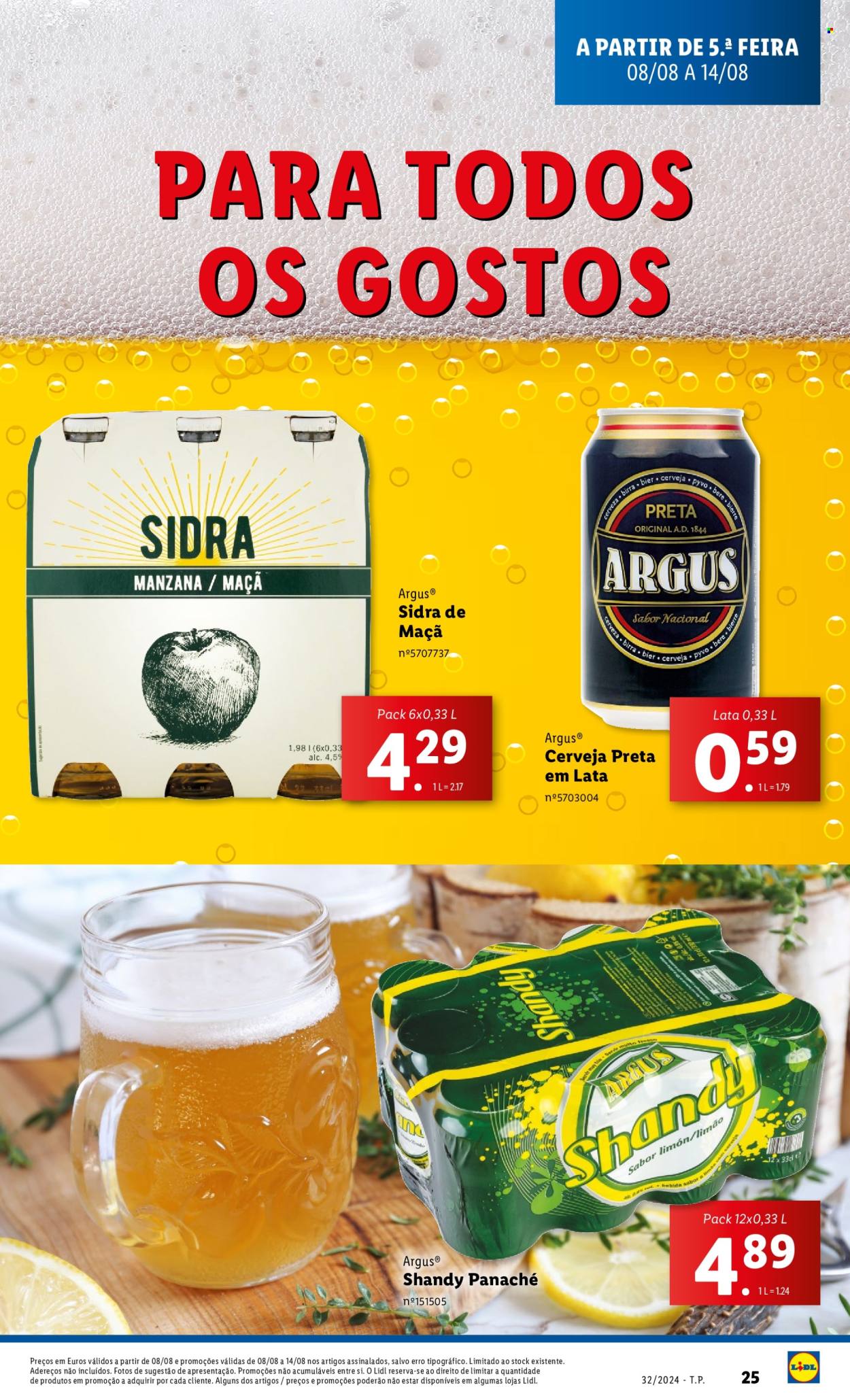 Folheto Lidl - 8.8.2024 - 14.8.2024. Página 25