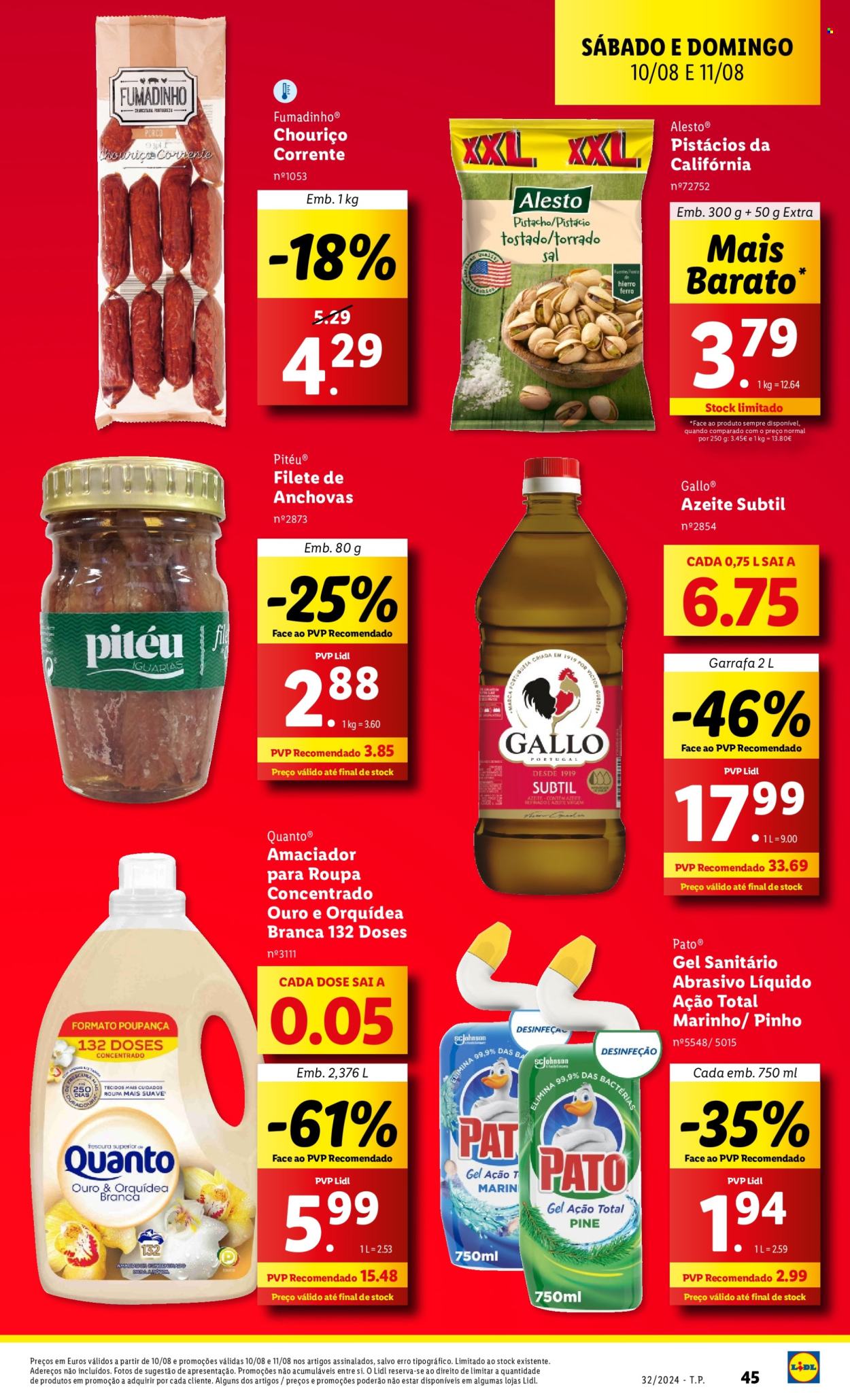 Folheto Lidl - 8.8.2024 - 14.8.2024. Página 45