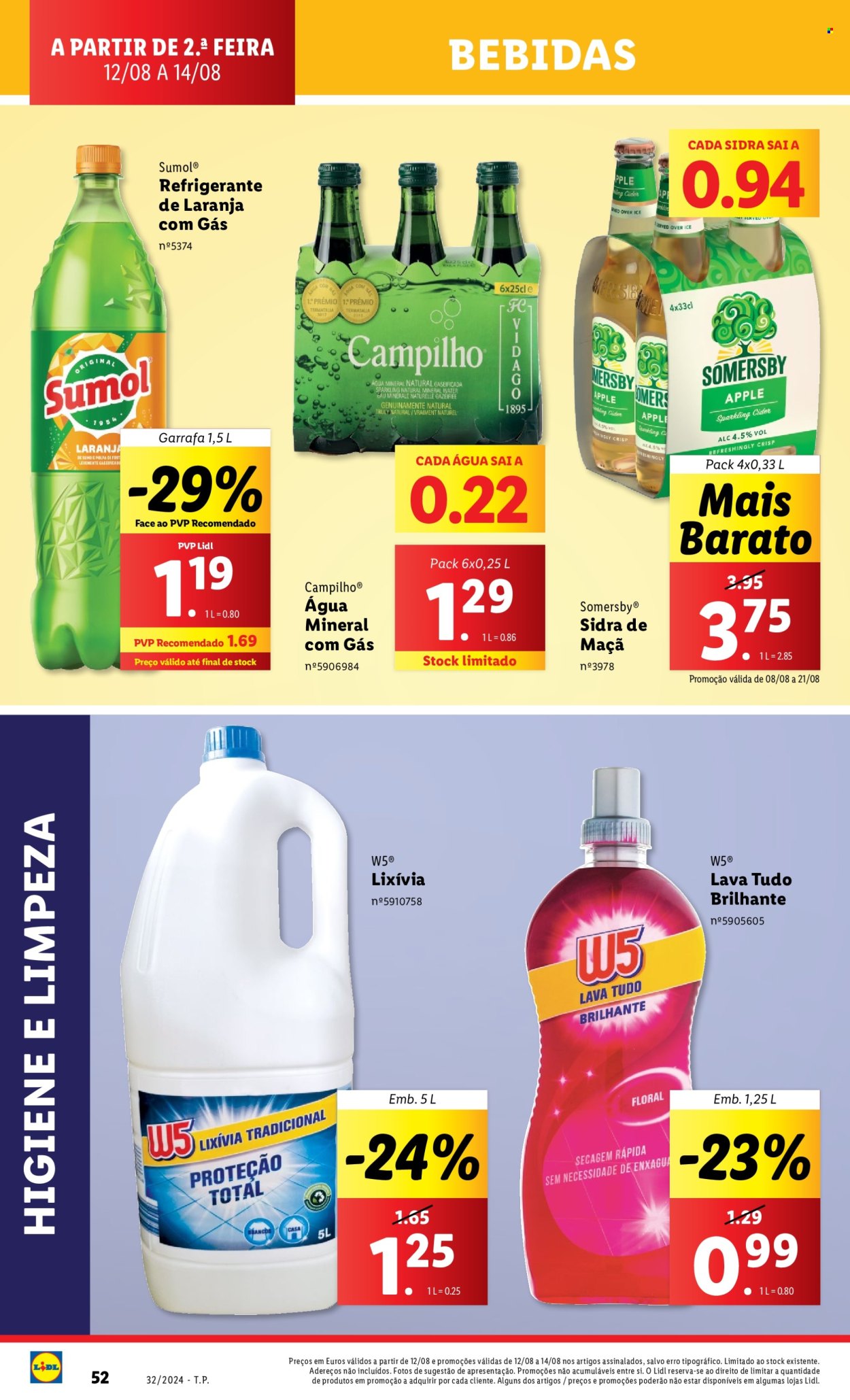 Folheto Lidl - 8.8.2024 - 14.8.2024. Página 52