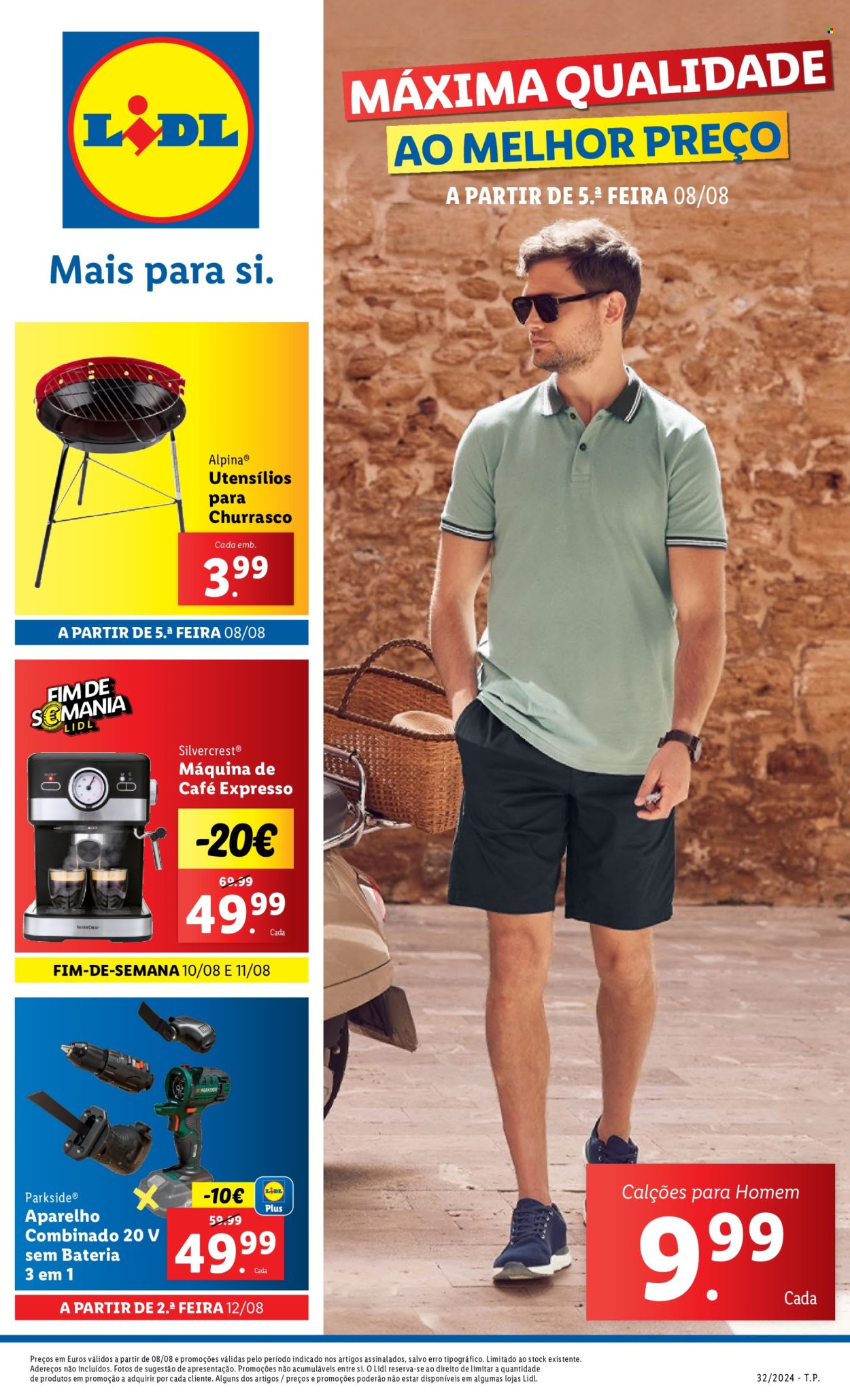 Folheto Lidl - 8.8.2024 - 14.8.2024. Página 1