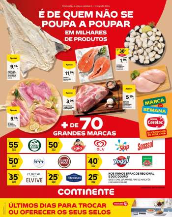 Folheto Continente Modelo - 6.8.2024 - 12.8.2024.