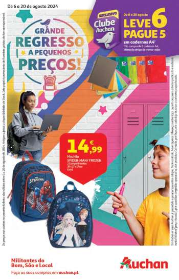 Folheto Auchan - 6.8.2024 - 20.8.2024.