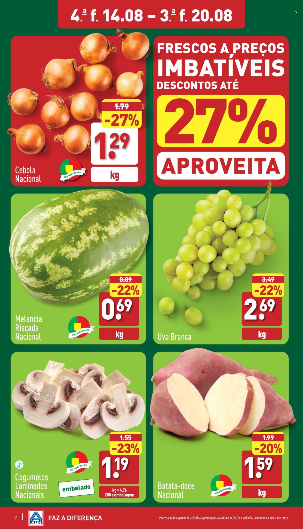 Folheto Aldi - 14.8.2024 - 20.8.2024. Página 2