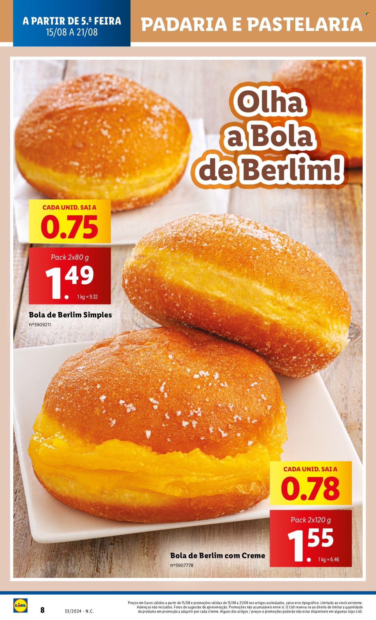 Folheto Lidl - 15.8.2024 - 21.8.2024. Página 8