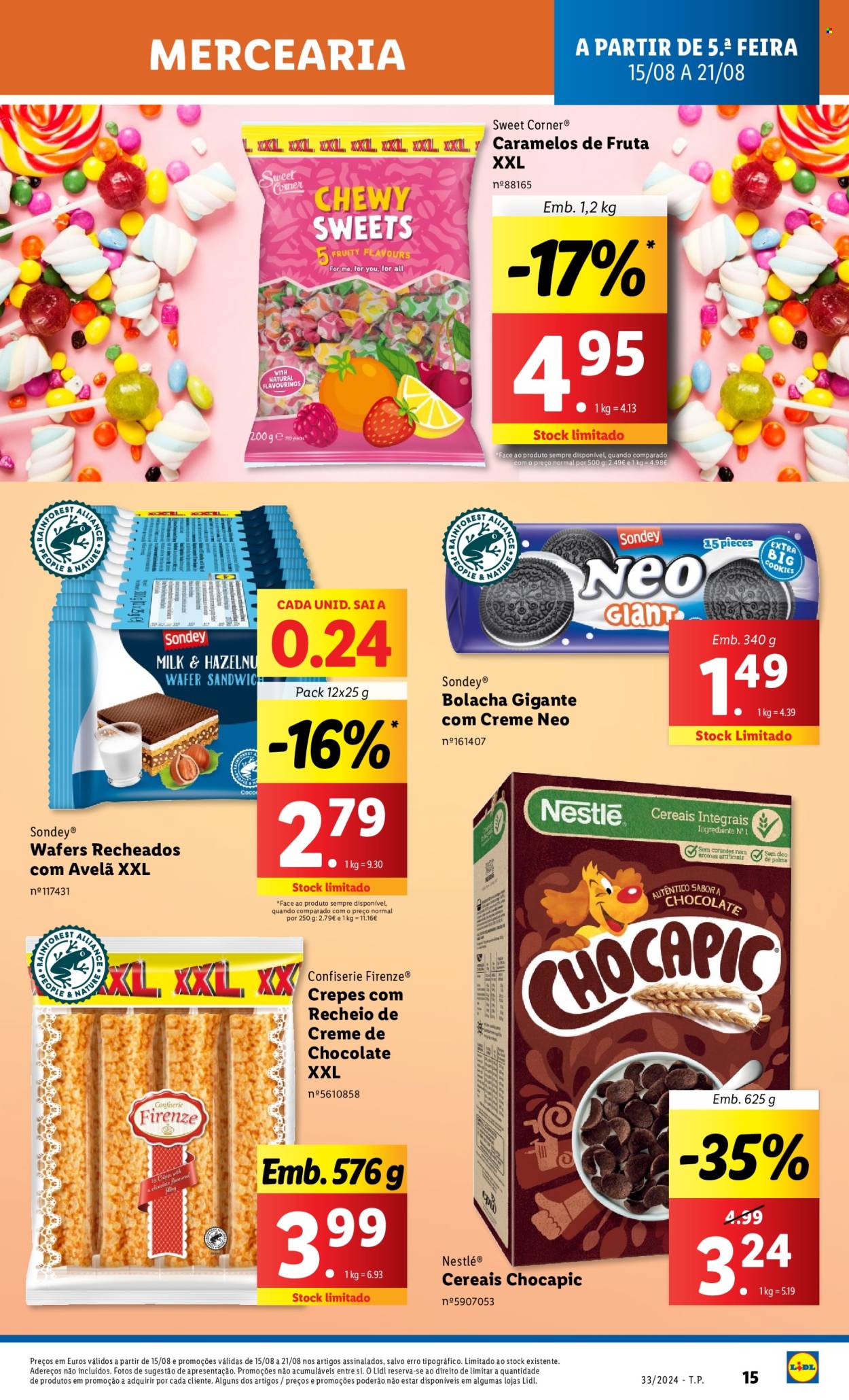 Folheto Lidl - 15.8.2024 - 21.8.2024. Página 15