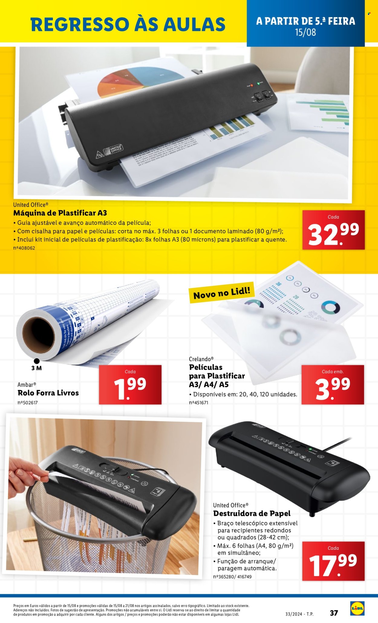 Folheto Lidl - 15.8.2024 - 21.8.2024. Página 37