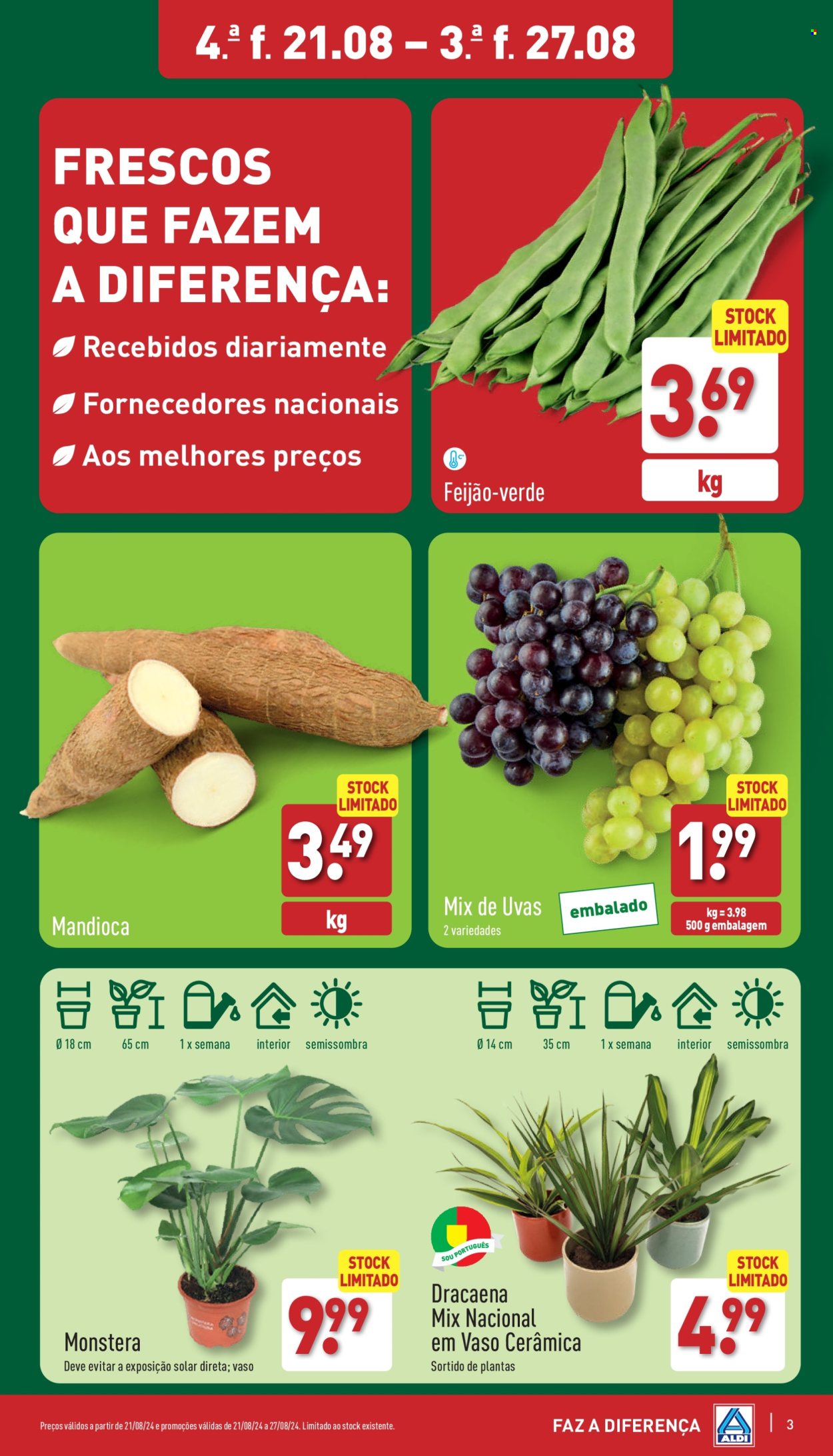 Folheto Aldi - 21.8.2024 - 27.8.2024. Página 3