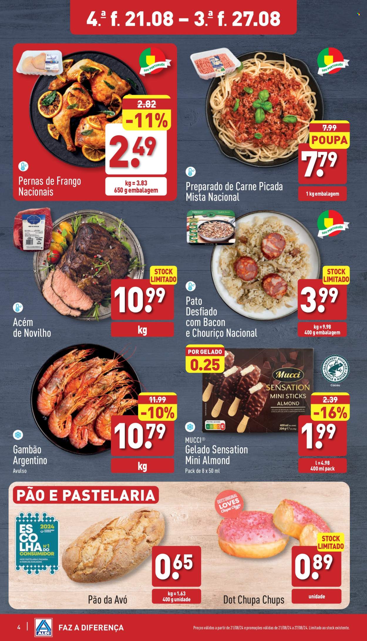 Folheto Aldi - 21.8.2024 - 27.8.2024. Página 4