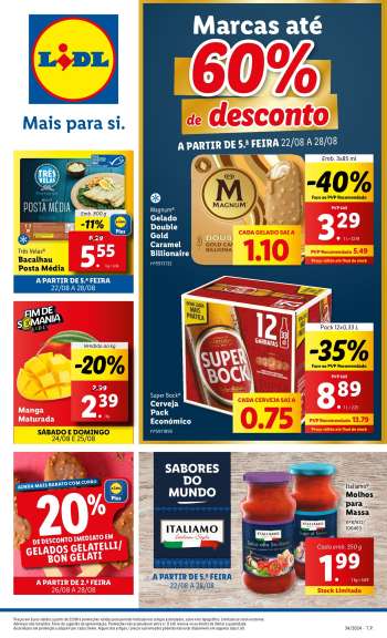 Folheto Lidl - 22.8.2024 - 28.8.2024.