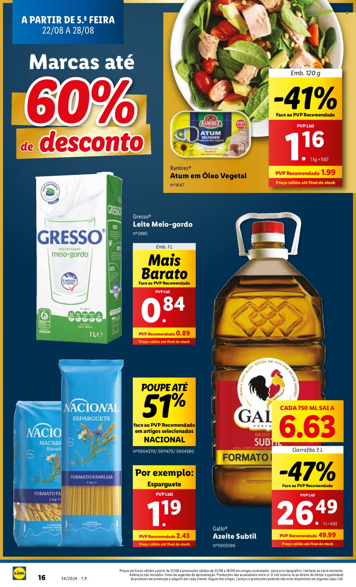 Folheto Lidl - 22.8.2024 - 28.8.2024. Página 16