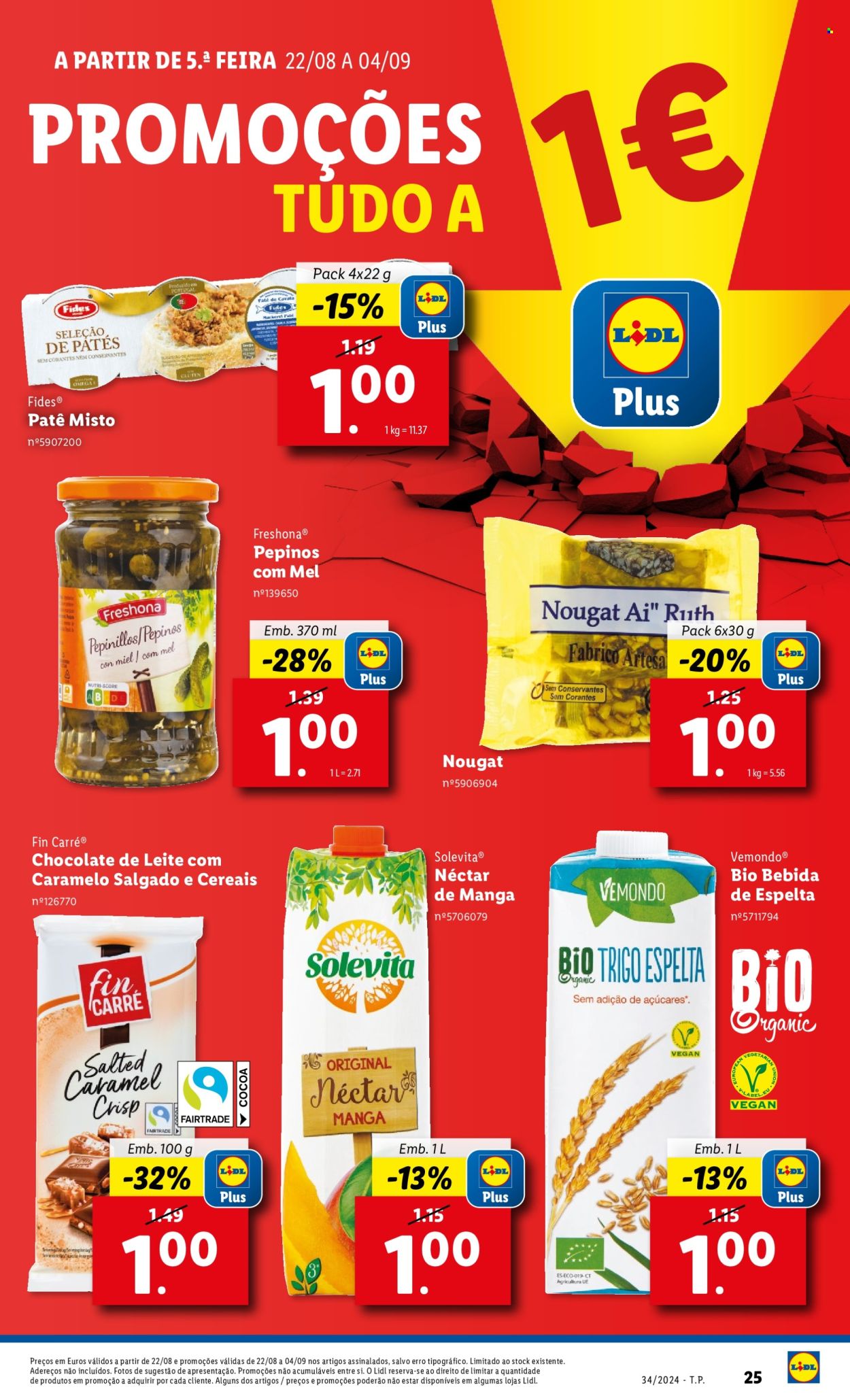 Folheto Lidl - 22.8.2024 - 28.8.2024. Página 25